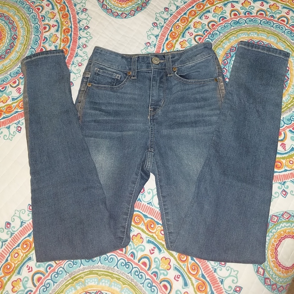 So Blue highrise jeggings